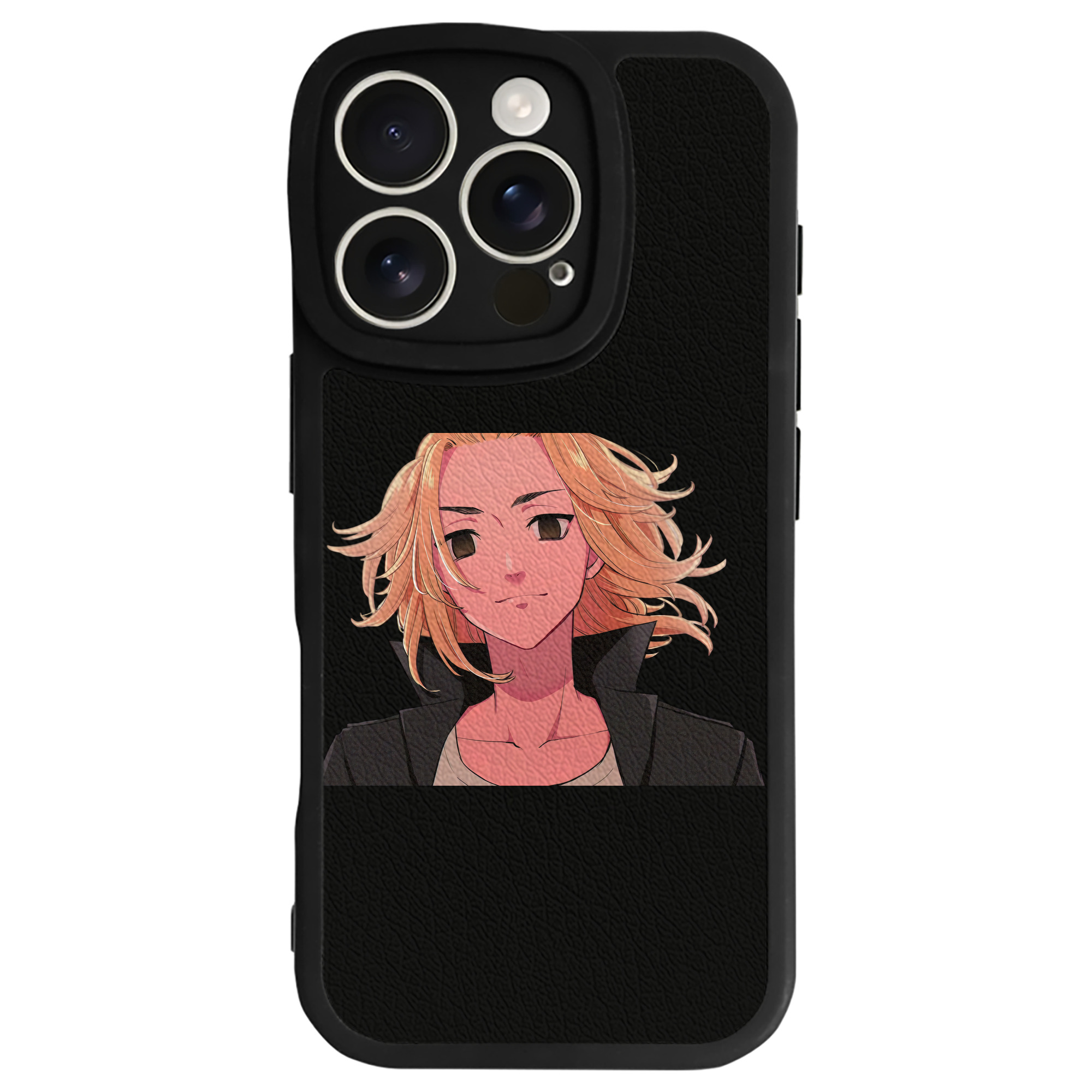 （画像用） 東京リベンジャーズ Tokyo Revengers 【iPhone 16シリーズ対応】シリコンスマホケース（レザー調） 材質：シリコン